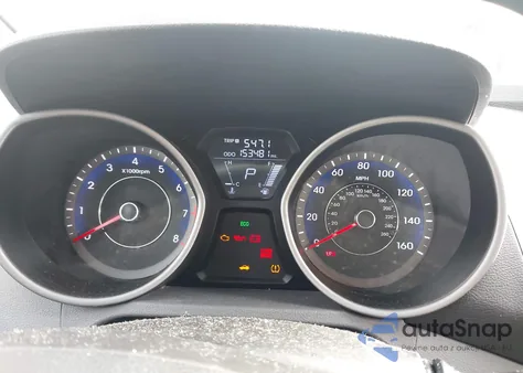 2013 Hyundai Elantra Limited from USA, damaged, VIN KMHDH4AE1DU871639